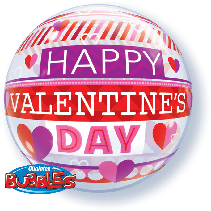 (image for) Valentine's Striped Pattern Bubble - Click Image to Close